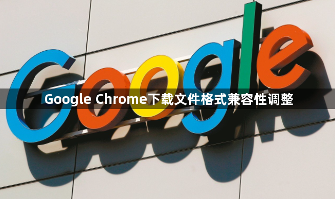 Google Chrome下载文件格式兼容性调整1