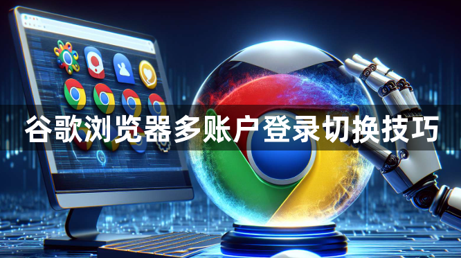 谷歌浏览器多账户登录切换技巧1