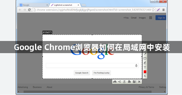 Google Chrome浏览器如何在局域网中安装1