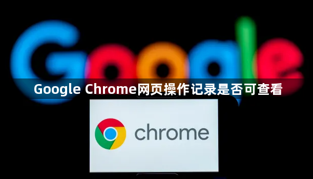 Google Chrome网页操作记录是否可查看1