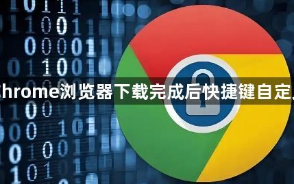 Chrome浏览器下载完成后快捷键自定义1