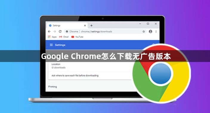 Google Chrome怎么下载无广告版本1