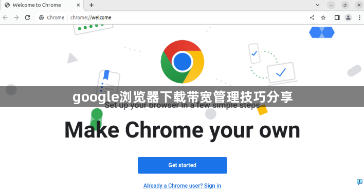 google浏览器下载带宽管理技巧分享1