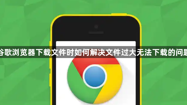谷歌浏览器下载文件时如何解决文件过大无法下载的问题1