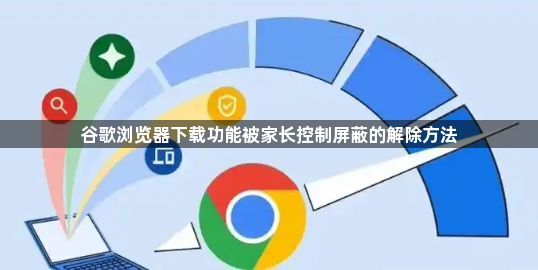 谷歌浏览器下载功能被家长控制屏蔽的解除方法1