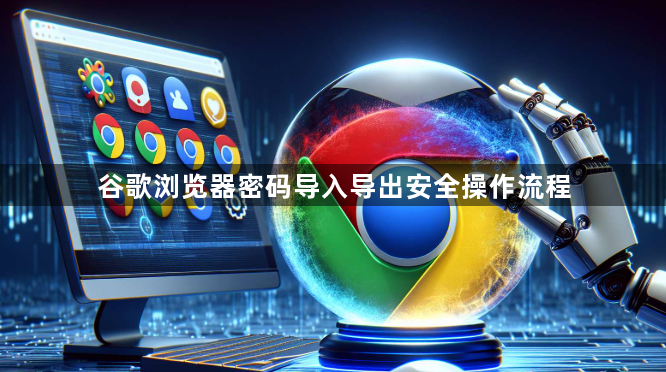 谷歌浏览器密码导入导出安全操作流程1