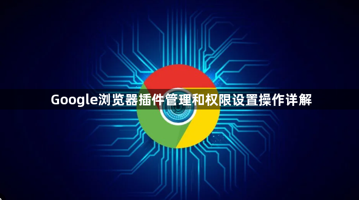 Google浏览器插件管理和权限设置操作详解1