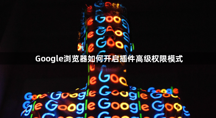 Google浏览器如何开启插件高级权限模式1