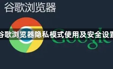 谷歌浏览器隐私模式使用及安全设置1