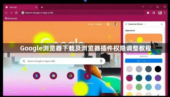 Google浏览器下载及浏览器插件权限调整教程1
