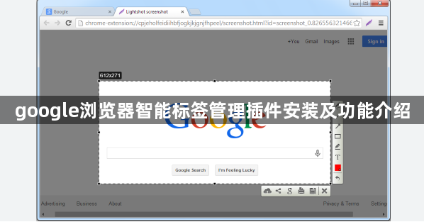 google浏览器智能标签管理插件安装及功能介绍1