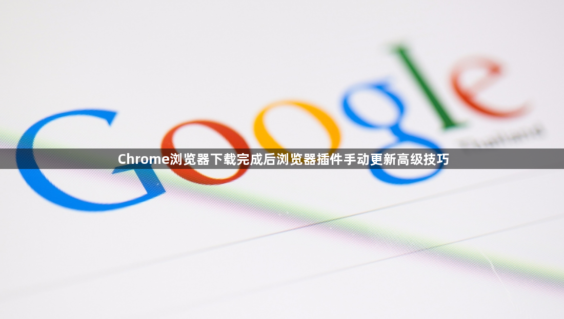 Chrome浏览器下载完成后浏览器插件手动更新高级技巧1