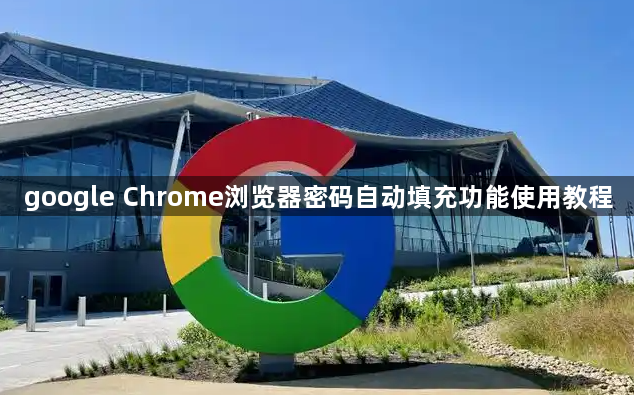 google Chrome浏览器密码自动填充功能使用教程1