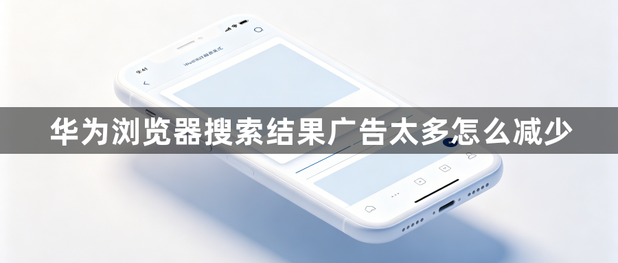 华为浏览器搜索结果广告太多怎么减少1