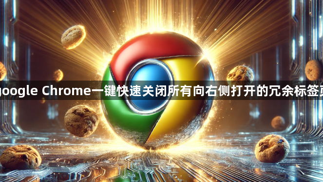 google Chrome一键快速关闭所有向右侧打开的冗余标签页1