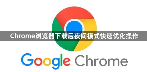 Chrome浏览器下载后夜间模式快速优化操作1