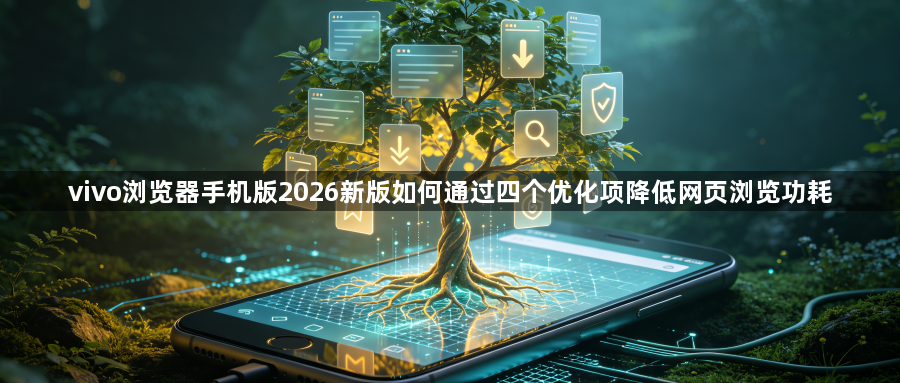 vivo浏览器手机版2026新版如何通过四个优化项降低网页浏览功耗1