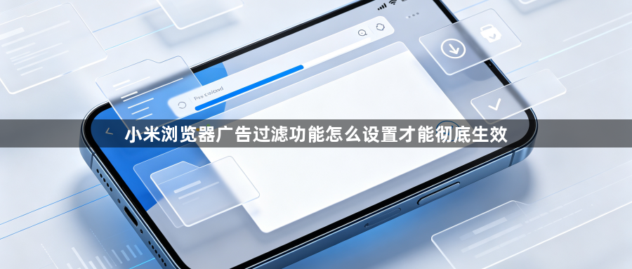 小米浏览器广告过滤功能怎么设置才能彻底生效1