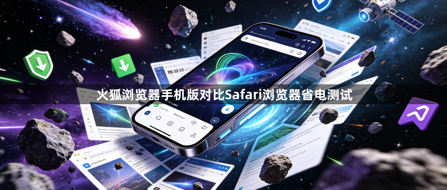 火狐浏览器手机版对比Safari浏览器省电测试1
