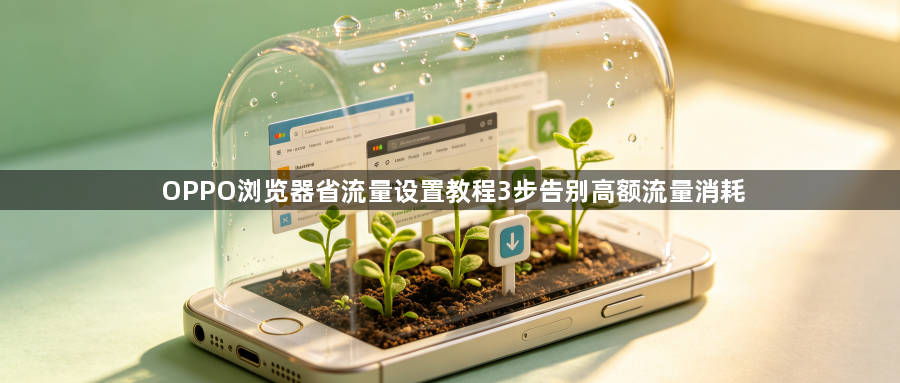 OPPO浏览器省流量设置教程3步告别高额流量消耗1