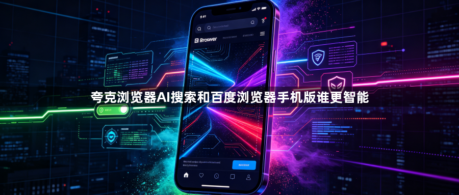 夸克浏览器AI搜索和百度浏览器手机版谁更智能1