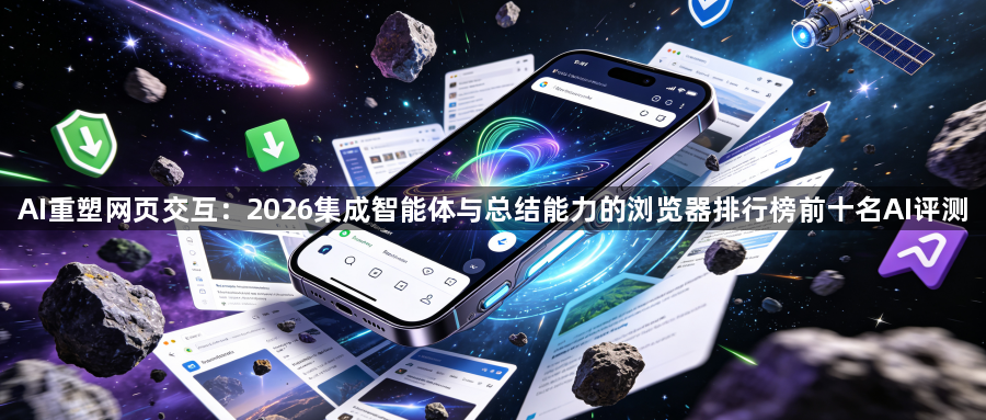 AI重塑网页交互：2026集成智能体与总结能力的浏览器排行榜前十名AI评测1