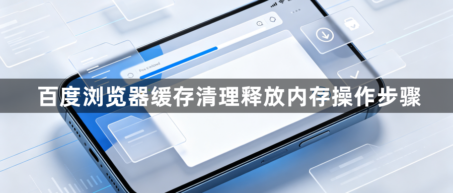 百度浏览器缓存清理释放内存操作步骤1