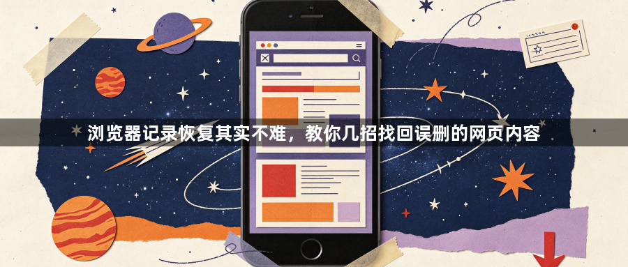 浏览器记录恢复其实不难，教你几招找回误删的网页内容1
