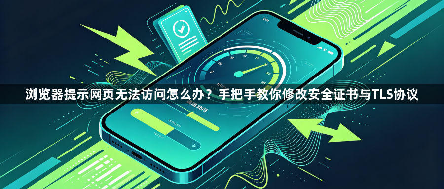 浏览器提示网页无法访问怎么办？手把手教你修改安全证书与TLS协议1