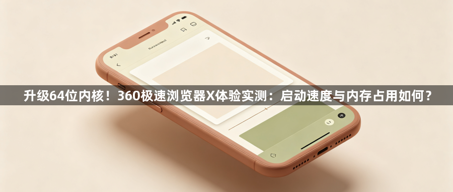 升级64位内核！360极速浏览器X体验实测：启动速度与内存占用如何？1