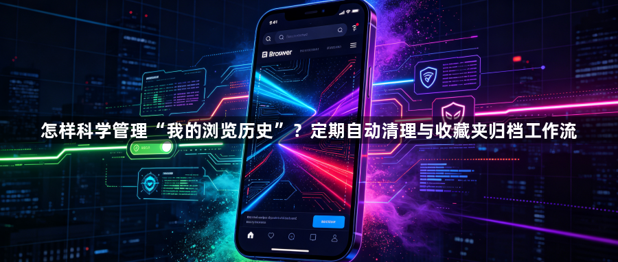 怎样科学管理“我的浏览历史”？定期自动清理与收藏夹归档工作流1