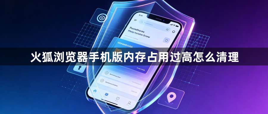 火狐浏览器手机版内存占用过高怎么清理1