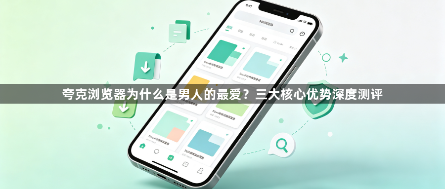 夸克浏览器为什么是男人的最爱?三大核心优势深度测评1