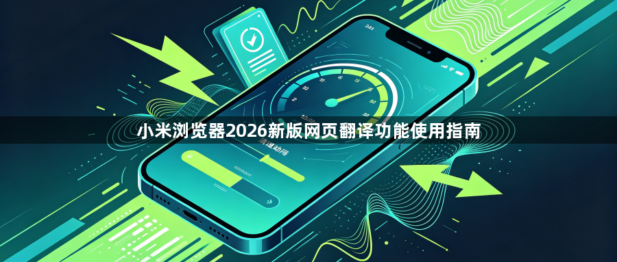 小米浏览器2026新版网页翻译功能使用指南1