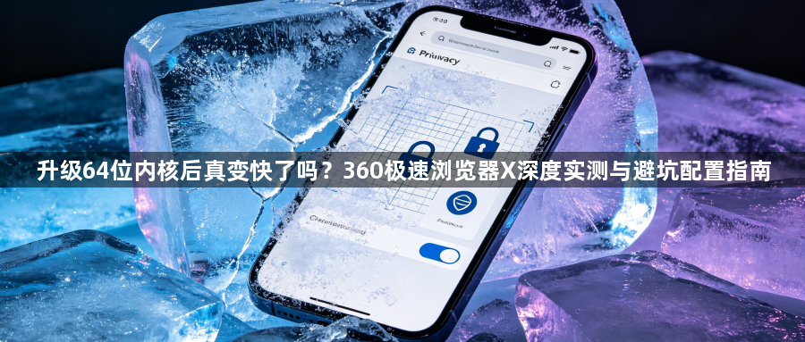 升级64位内核后真变快了吗?360极速浏览器X深度实测与避坑配置指南1