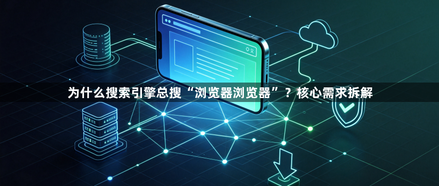 为什么搜索引擎总搜“浏览器浏览器”？核心需求拆解1