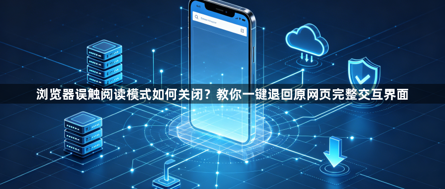 浏览器误触阅读模式如何关闭？教你一键退回原网页完整交互界面1