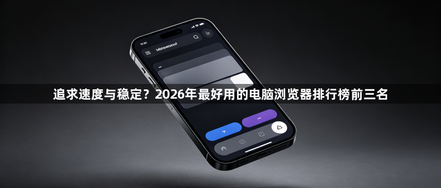 追求速度与稳定？2026年最好用的电脑浏览器排行榜前三名1