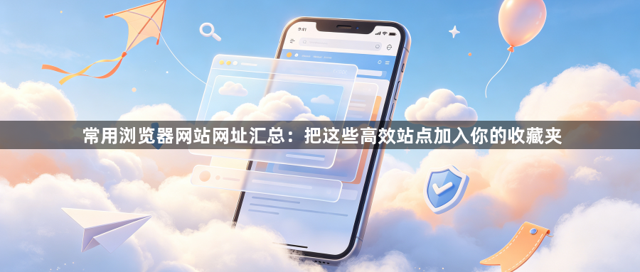 常用浏览器网站网址汇总：把这些高效站点加入你的收藏夹1