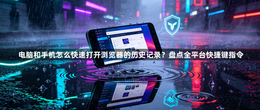 电脑和手机怎么快速打开浏览器的历史记录？盘点全平台快捷键指令1