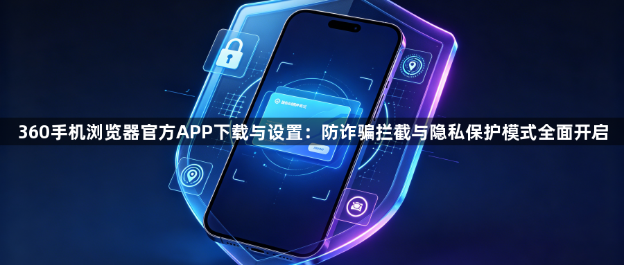360手机浏览器官方APP下载与设置：防诈骗拦截与隐私保护模式全面开启1