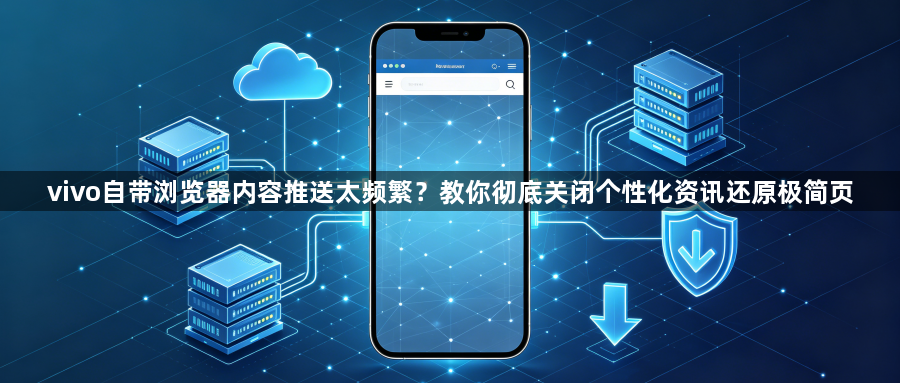vivo自带浏览器内容推送太频繁?教你彻底关闭个性化资讯还原极简页1