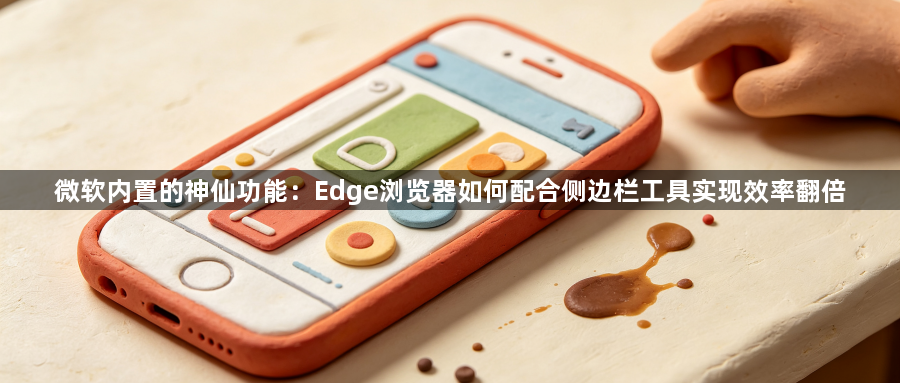 微软内置的神仙功能：Edge浏览器如何配合侧边栏工具实现效率翻倍1