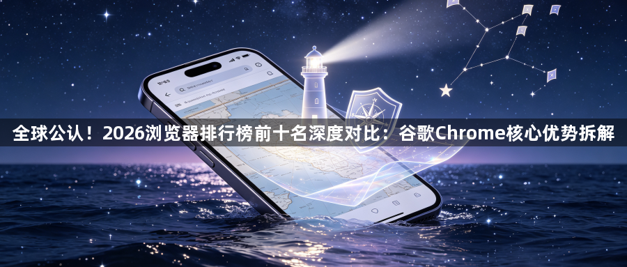 全球公认!2026浏览器排行榜前十名深度对比:谷歌Chrome核心优势拆解1