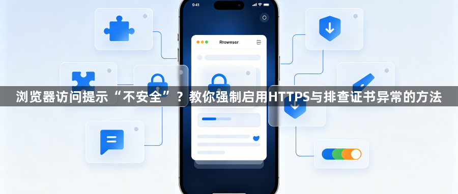 浏览器访问提示“不安全”？教你强制启用HTTPS与排查证书异常的方法1