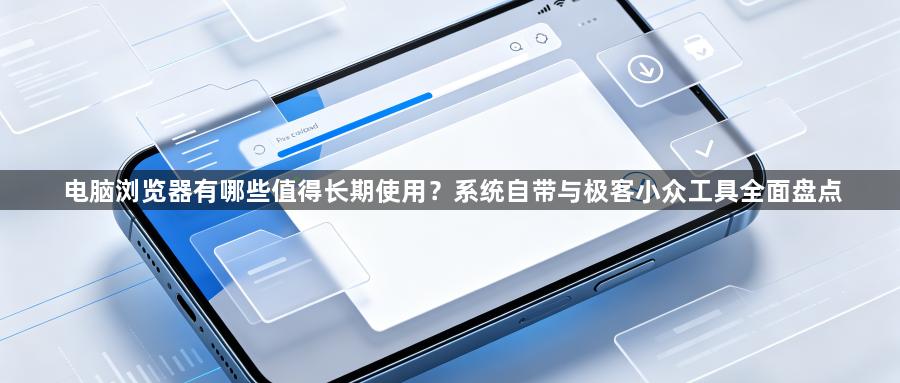 电脑浏览器有哪些值得长期使用？系统自带与极客小众工具全面盘点1