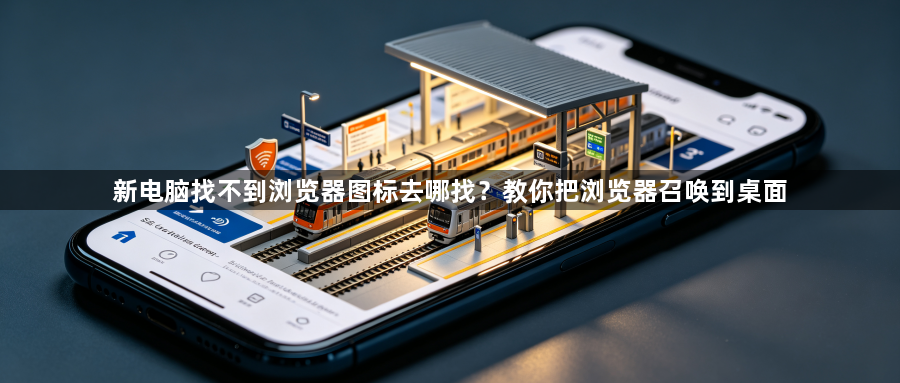 新电脑找不到浏览器图标去哪找？教你把浏览器召唤到桌面1