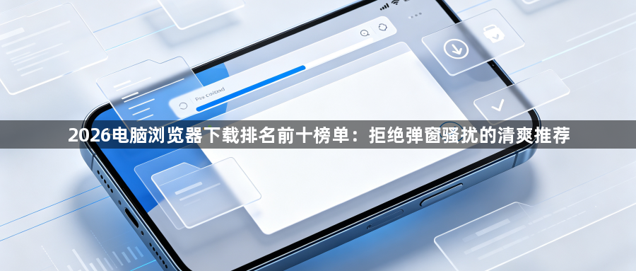 2026电脑浏览器下载排名前十榜单：拒绝弹窗骚扰的清爽推荐1