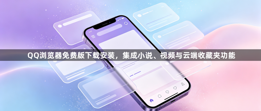 QQ浏览器免费版下载安装，集成小说、视频与云端收藏夹功能1