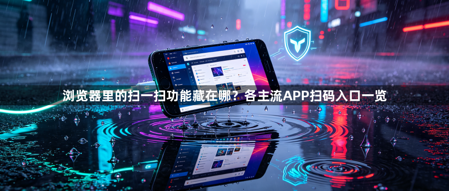 浏览器里的扫一扫功能藏在哪？各主流APP扫码入口一览1